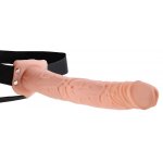FETISH FANTASY SERIES - UPRZĄŻ STRAP-ON Z DUŻYM PUSTYM DILDO 29CM