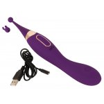 JAVIDA - DWUSTRONNY MASTURBATOR Z WIBRCJAMI I PULSACJAMI 23 CM