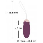 JAVIDA - WIBRUJĄCE JAJECZKO OBROTOWE Z PILOTEM