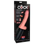 KING COCK PLUS - REALISTYCZNY WIBRATOR Z JĄDRAMI OGRZEWANY 17CM