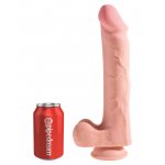 KING COCK PLUS - REALISTYCZNE DILDO Z JĄDRAMI 30CM