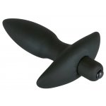 WIBRUJĄCA WTYCZKA ANALNA Z UCHWYTEM MAŁA(13CM)-BLACK VELVETS