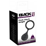 PIERŚCIEŃ NA PENISA Z ODWAŻNIKIEM-BLACK VELVETS