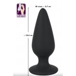KOREK ANALNY STOŻKOWY CIĘŻKI DUŻY(10,5CM)-BLACK VELVETS