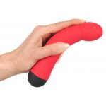 WIBRATOR ZE STYMULACJĄ PUNKTU G CZERWONY