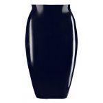 LATE X - EROTYCZNA LATEKSOWA SPÓDNICA DO KOLAN CZARNA