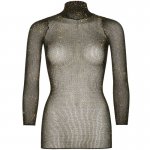 LEG AVENUE - BŁYSZCZĄCA PRZEŚWITUJĄCA SUKIENKA ONE SIZE