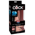 KING COCK PLUS - REALISTYCZNE DILDO Z JĄDRAMI 17CM