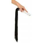 DILDO SZKLANE Z BICZEM 2IN1/FLOGGER GLASS