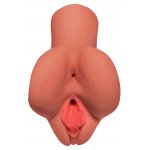 MASTURBATOR-REALISTYCZNA POCHWA Z ANUSEM KARMEL