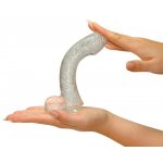 NMC - NATURALNE DILDO ELASTYCZNE W KOLORZE BIAŁYM 17CM