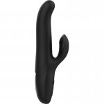 OHMAMA - ELASTYCZNY WIBRATOR KRÓLICZEK WIELOFUNKCYJNY CZARNY