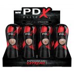 PDX ELITE - 6X WAGINA 3X ANUS I 3X USTA MASTURBATORY Z WIBRACJĄ