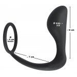 PIERŚCIEŃ EREKCYJNY ZE STYMULATOREM PROSTATY-BLACK VELVETS