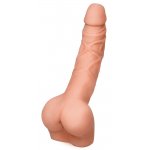 PIPEDREAM - XXL REALISTYCZNE NATURALNE DILDO Z OTWOREM NA PENISA 18CM