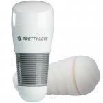 PRETTY LOVE - MĘSKI MASTURBATOR KSZTAŁT WAGINY BIAŁY
