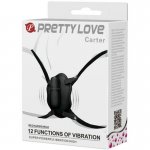PRETTY LOVE - UPRZĄŻ STRAP-ON Z VIBRO-BULLETEM UNISEX