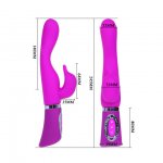 PRETTY LOVE - WIBRATOR Z KRÓLICZKIEM STYMULUJĄCYM ŁECHTACZKĘ TOOD