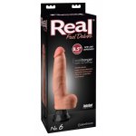 REAL FEEL DELUXE - NATURALNY WIBRATOR Z ŻYŁAMI I ŻOŁĘDZIEM 22CM