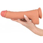 REALISTIXXX - NATURALNE DILDO Z ŻYŁAMI ŻOŁĘDZIEM I JĄDRAMI 24.7CM