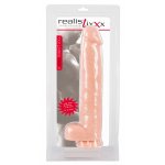 REALISTIXXX - XXXL NATURALNE DILDO Z ŻYŁAMI ŻOŁĘDZIEM I JĄDRAMI 42CM