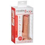 REALISTIXXX - NATURALNY WIBRATOR Z ŻYŁAMI ŻOŁĘDZIEM I JĄDRAMI 21.8CM
