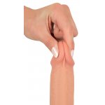 REALISTIXXX - XL NATURALNE DILDO Z ŻYŁAMI ŻOŁĘDZIEM I JĄDRAMI 21.7CM