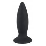 STOŻKOWY KOREK ANALNY WIBRACYJNY L(14,7CM)-BLACK VELVETS