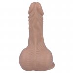 REALISTYCZNY PENIS DILDO Z PRZYSSAWKĄ 14,6CM CIELISTY 