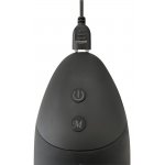 REBEL - PORĘCZNY MASTURBATOR ROWKOWANY Z 3 FUNKCJAMI CZARNY