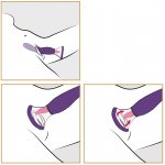 WIBRATOR 3IN1 STYMULUJE PUNKT G I ŁECHTACZKE + FUNKCJA SSANIA