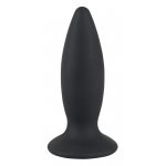 STOŻKOWY KOREK ANALNY WIBRACYJNY M(12,5CM)-BLACK VELVETS