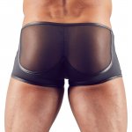 SVENJOYMENT - SEKSOWNE BOKSERKI Z SIATKĄ NA TYŁKU CZARNE