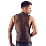 SVENJOYMENT - KOSZULKA SIATKOWA BEZ RĘKAWÓW Z MATOWYMI WSTAWKAMI