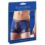 SVENJOYMENT - SEKSOWNE BOKSERKI Z NIEBIESKIMI WSTAWKAMI I SIATECZKĄ