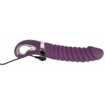 SWEET SMILE - WIBRATOR ZE ŻŁOBIENIEM I FUNKCJĄ GRZANIA FIOLETOWY