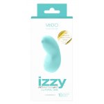 VEDO IZZY - IDEALNIE UKSZTAŁTOWANY WIBRATOR DO ŁECHTACZKI TURKUSOWY