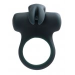 VEDO FRISKY - PIERŚCIEŃ WIBRO NA PENISA ZE STYMULATOREM CZARNY