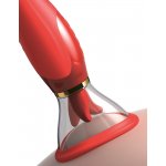 WIBRATOR 3IN1 STYMULUJE PUNKT G I ŁECHTACZKE + FUNKCJA SSANIA 