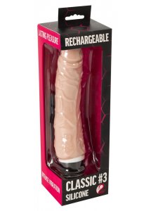WIBRATOR REALISTYCZNY CIELISTY 21,2CM-CLASSIC SILICONE #3
