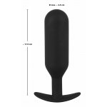 WTYCZKA ANALNA DO TRENINGU 17.5CM(DUŻA)-BLACK VELVETS