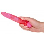 YOU2TOYS - ELASTYCZNY WIBRATOR ANALNY Z ŻOŁĘDZIEM RÓŻOWY