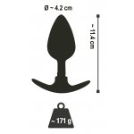 YOU2TOYS - METALOWA WTYCZKA ANALNA DUŻA(11,4CM)