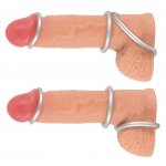 YOU2TOYS - ZESTAW 3 PIERŚCIENI NA PENISA SREBRNE