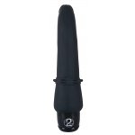 YOU2TOYS - CZARNY WIBRATOR ANALNY Z WYPUSTKĄ