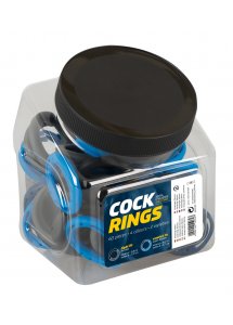 YOU2TOYS - ZESTAW PIERŚCIENI NA PENISA 60SZT 4 RODZAJE