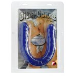 YOU2TOYS - ZAKRZYWIONE PODWÓJNE DŁUGIE DILDO 43CM NIEBIESKIE