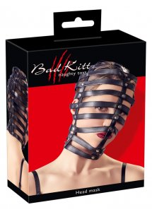 MASKA BDSM SZNUROWANA/HEAD MASK CAGE
