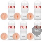 MASTURBATOR JAMYJOB SZTUCZNA POCHWA - ZESTAW 5 + 1 GRATIS!