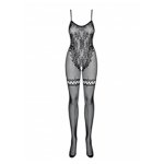 OBSESSIVE F213 BODYSTOCKING CZARNE WZORZYSTE 50005-7